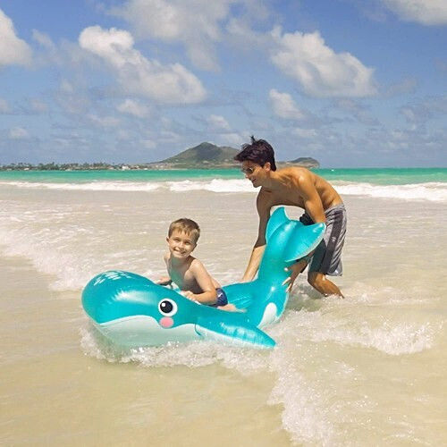 Intex Whale Children's Inflatable Boat Light Blue 168x140cm