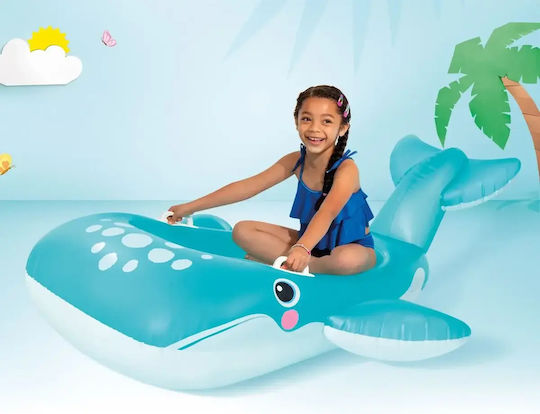 Intex Whale Children's Inflatable Boat Light Blue 168x140cm