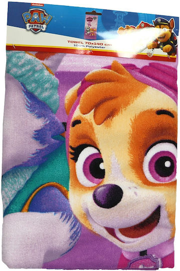 Πετσέτα Θαλάσσης Beach Towel Paw Patrol 100% Polyester 70x140cm Aym-180pw-btm