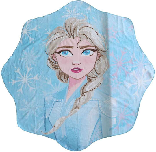 Cerda Disney Official II Kids Beach Towel Light Blue Frozen 130x130cm