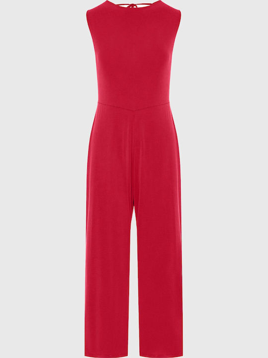 Women's Sleeveless Jumpsuit Baked Apple FBL013-109-12-Baked-Apple