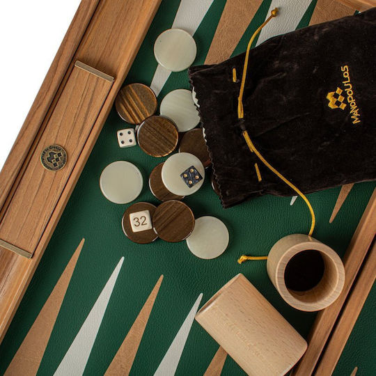 Manopoulos Handmade Backgammon/Chess Wood Case 48x26cm