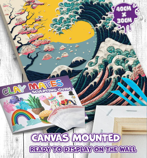 Splat Planet Wooden Colouring Set 40x30cm
