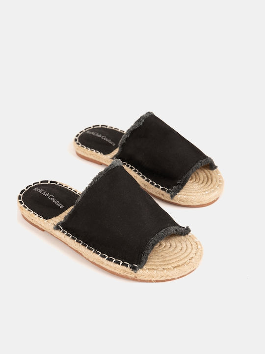 Summer Women's Platform Slippers Style Black