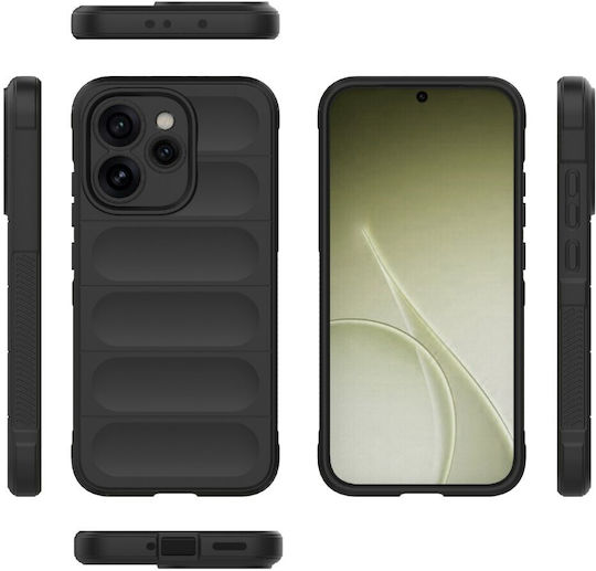 Magic Shield Silicone Black Back Cover (Oppo Reno15 Pro 5g)
