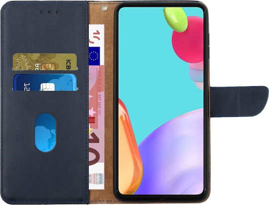 Leather Blue Wallet (Oppo Reno15 Pro 5g)