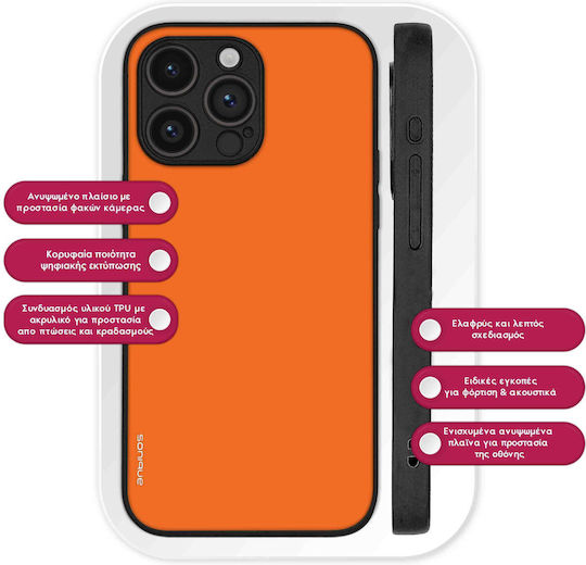 Sonique Colorbloc Series Google Pixel 9 5G Case Orange
