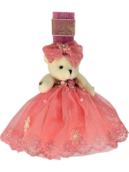 Handgefertigte Beduftete Osterkerze Für Mädchen Kleines Plüsch Teddybär Kleid Handgefertigte Beduftete Osterkerze Für Mädchen Kleines Plüsch Teddybär Kleid