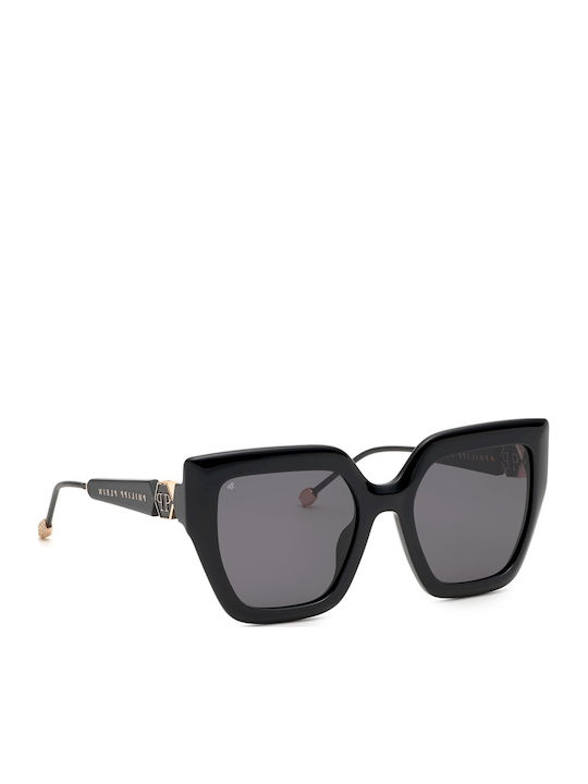 Philipp Plein Ochelari de soare Μαύρα cu Cadru & Negru Lentilă