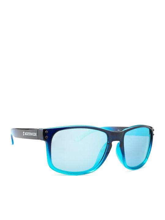 Northweek Bold Crystal Ochelari de soare Albastru cu Cadru & Albastru Lentilă