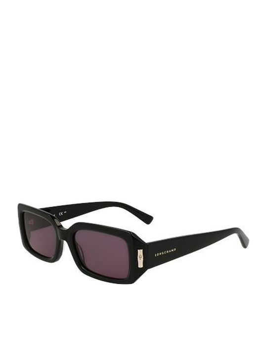 Longchamp Women's Sunglasses with Black Plastic Frame and Black Lens LO765S 001