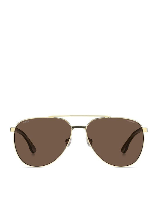 Boss Unisex Γυαλιά Ηλίου με Χρυσό Μεταλλικό Σκελετό Boss 1914/S J5G/QT
