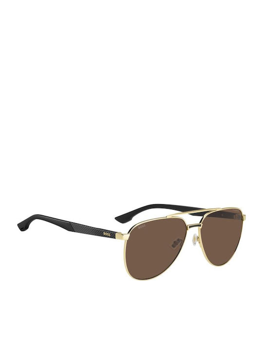 Boss Unisex Γυαλιά Ηλίου με Χρυσό Μεταλλικό Σκελετό Boss 1914/S J5G/QT