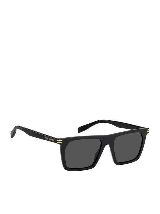 Marc Jacobs Unisex Γυαλιά Ηλίου με Μαύρο Κοκκάλινο Σκελετό και Γκρι Ντεγκραντέ Φακό MARC 908/S 807/IR