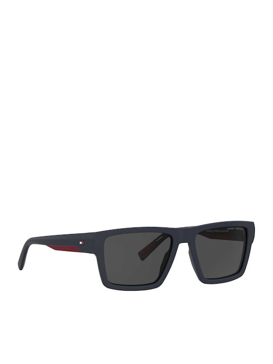 Tommy Hilfiger Unisex Γυαλιά Ηλίου με Μπλε Κοκκάλινο Σκελετό και Μπλε Φακό TH2324/S PJP/KU