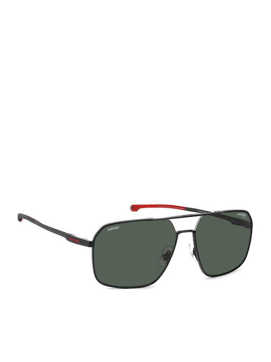 Carrera Carduc Ochelari De Soare Pentru Bărbați Cu Ramă Metalică Neagră Și Lentile Polarized Gri