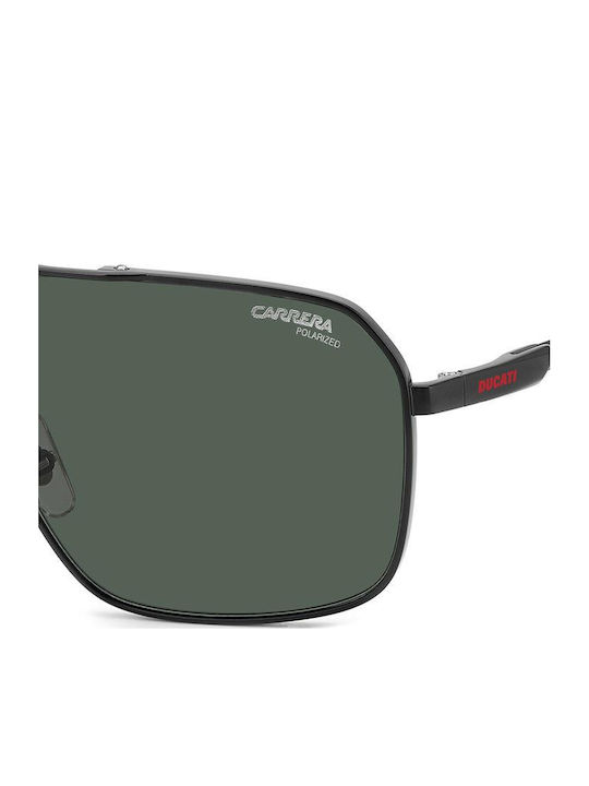 Carrera Carduc Ochelari De Soare Pentru Bărbați Cu Ramă Metalică Neagră Și Lentile Polarized Gri