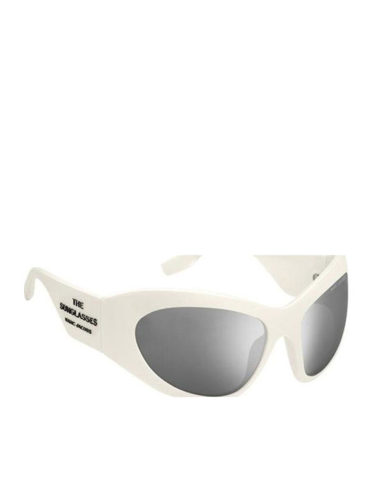 Marc Jacobs Women's Sunglasses with Beige Plastic Frame and Beige Lens