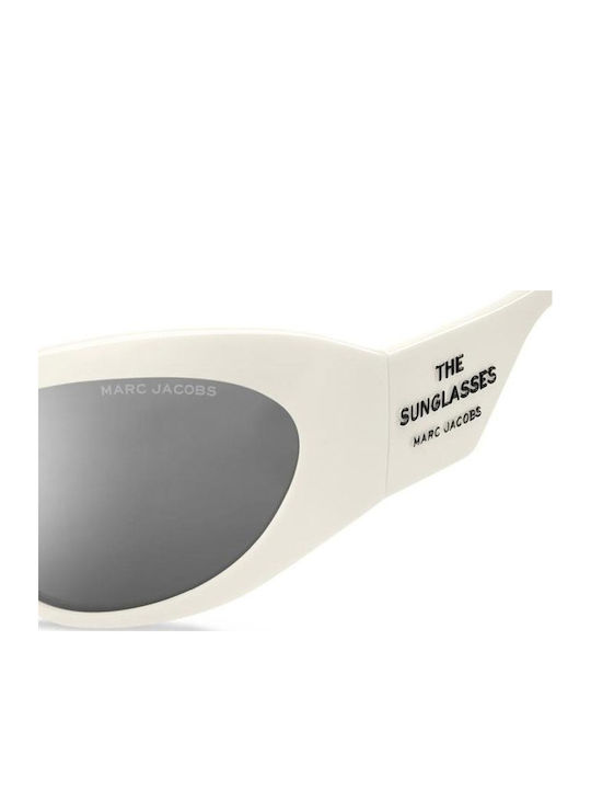 Marc Jacobs Women's Sunglasses with Beige Plastic Frame and Beige Lens