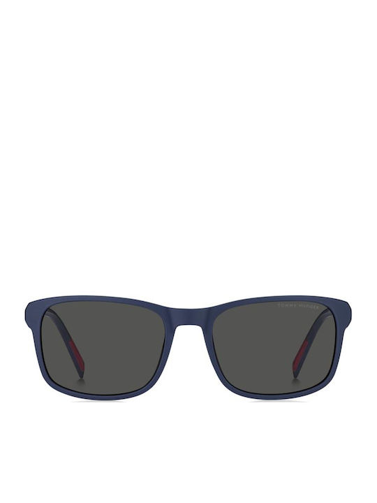 Tommy Hilfiger Unisex Ochelari De Soare Cu Ramă Din Plastic Albastru Marin Și Lentile Gri TH2325/S PJP/IR