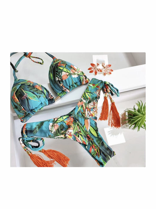 Set Bikini String Μπλε