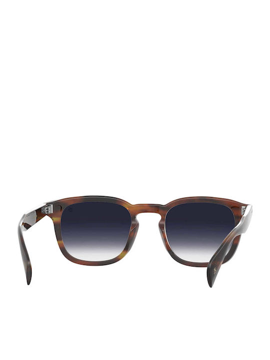 David Beckham Unisex Γυαλιά Ηλίου με Μπλε Σκελετό και Μπλε Φακό DB 1221/S EX4/08