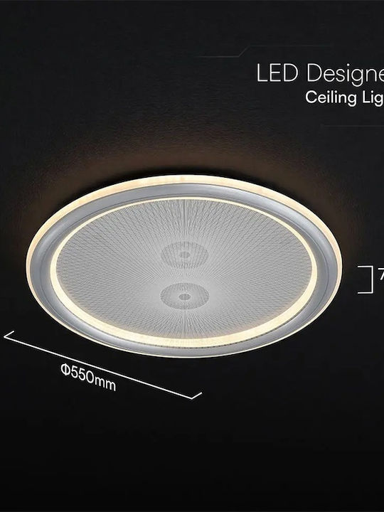 V-TAC Παραλληλόγραμμο LED Panel 50W 55x7εκ.