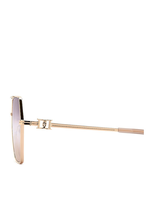 Dsquared2 Unisex Sunglasses With Gold Metallic Frame D2 0206/S 000/QR