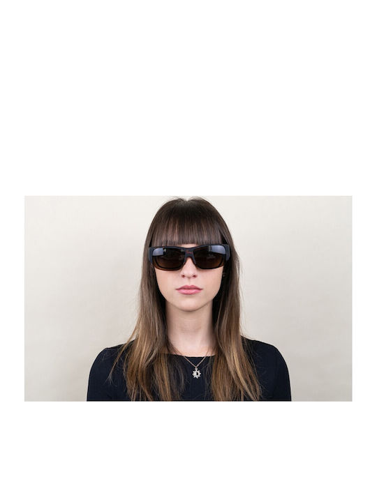 Polaroid Suncover Sunglasses Brown with Acetate Frame & Brown Lens Polaroid Suncover Sunglasses Brown with Acetate Frame & Brown Lens