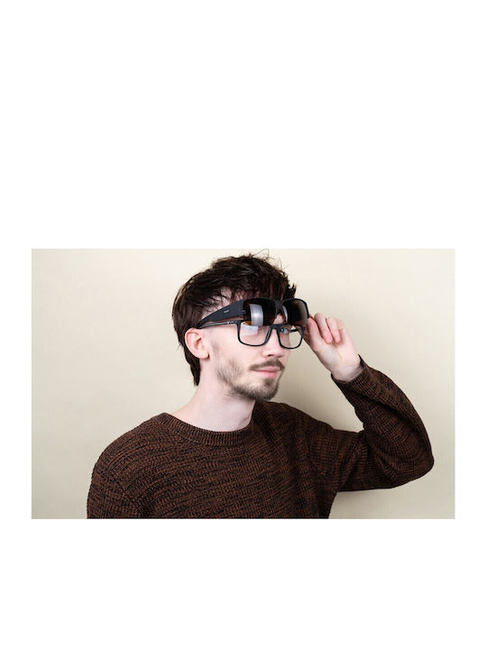 Polaroid Suncover Men's Sunglasses with Brown Tartaruga Plastic Frame and Brown Polarized Lens