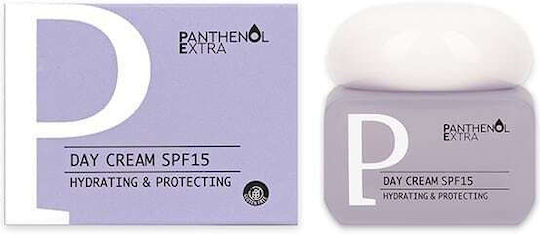 Panthenol Extra Day Cream Ενυδατική Κρέμα Προσώπου Ημέρας με SPF15 με Πανθενόλη 50ml