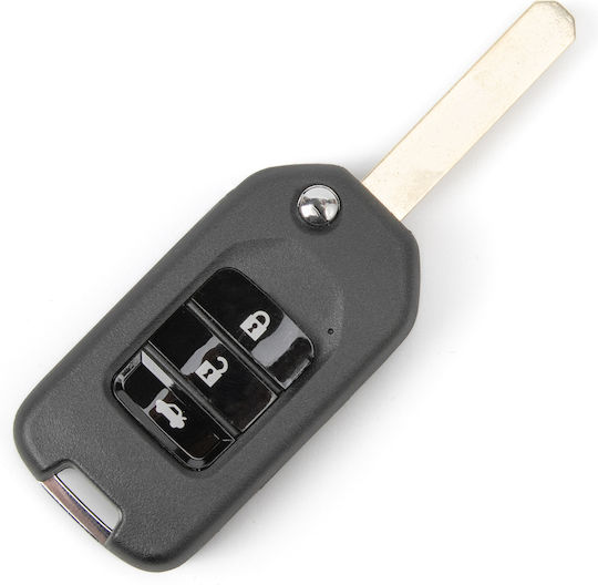 Κέλυφος Κλειδιού Αυτοκινήτου Honda Accord City Civic Cr-v 3 Κουμπιά Hon66