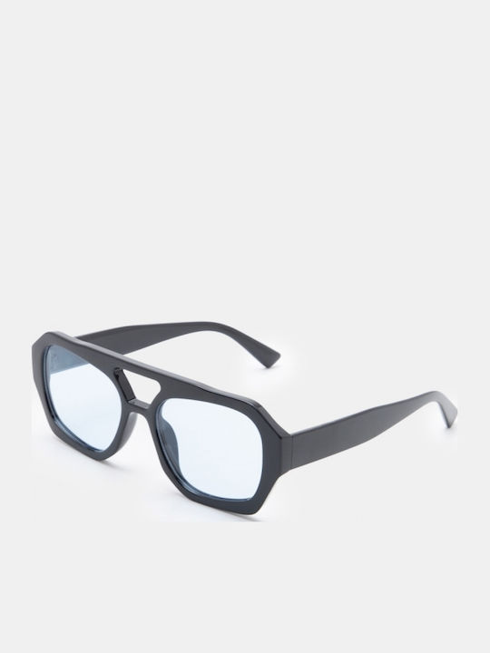 Luigi Blue Sunglasses With Frame Luigi Blue Sunglasses With Frame