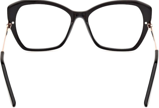 Guess Femei Rame Ochelari Ochi de pisică Negru GU50183 001