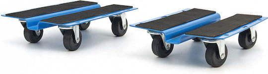 Set Cărucioare de Transport pentru Uz General 2x250kg 250x200mm Hbm