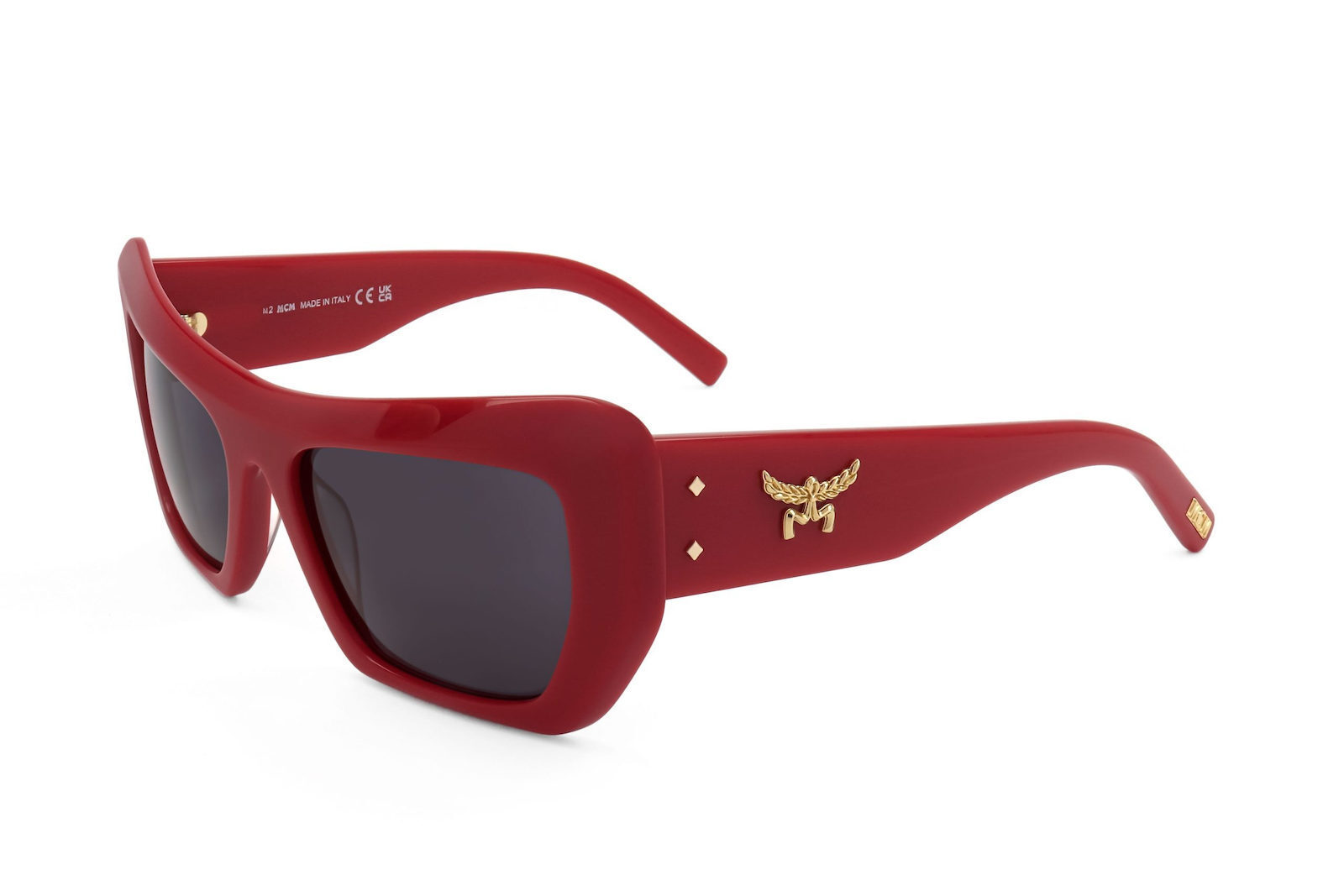 NEW MCM Red Sunglasses with Leather Pouch and Cloth MCM Worldwide MW0022 Sunglasses | Select Eyewear main image 2