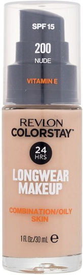 Revlon Colorstay Make-up Combination Oily Skin Liquid Foundation SPF15 30ml