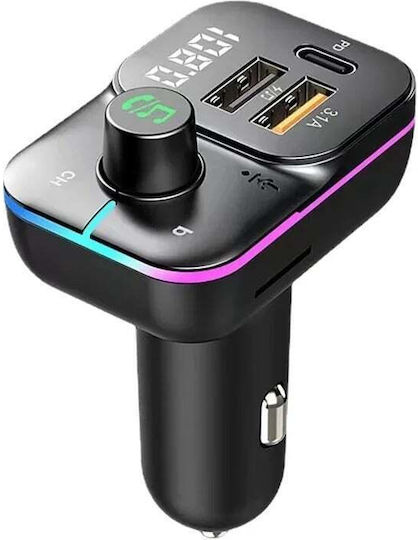 Transmițător FM pentru Mașină cu Bluetooth