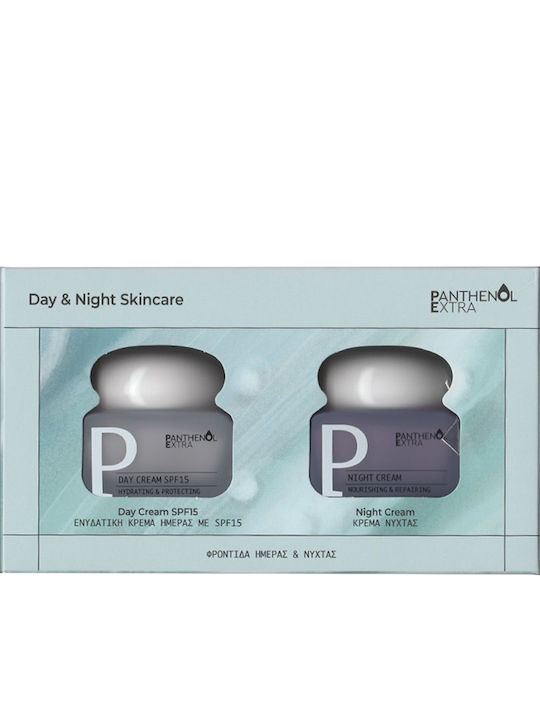 Panthenol Extra Day & Night Skincare Σετ Περιποίησης για Ενυδάτωση 2τμχ