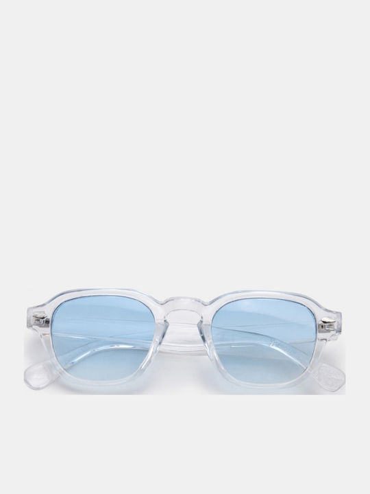 Luigi Unisex Sunglasses with Blue Frame and Blue Lens 4859606