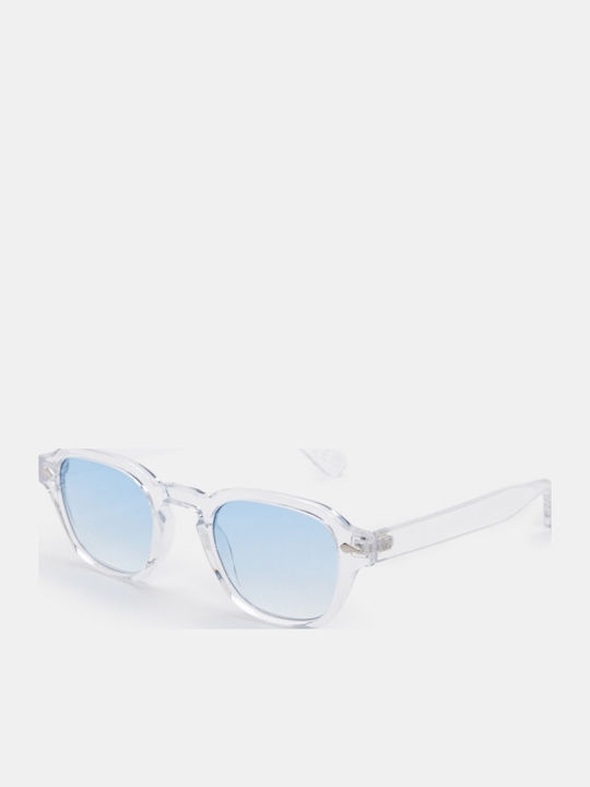 Luigi Unisex Sunglasses with Blue Frame and Blue Lens 4859606