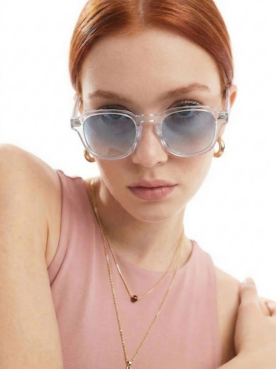 Luigi Unisex Sunglasses with Blue Frame and Blue Lens 4859606