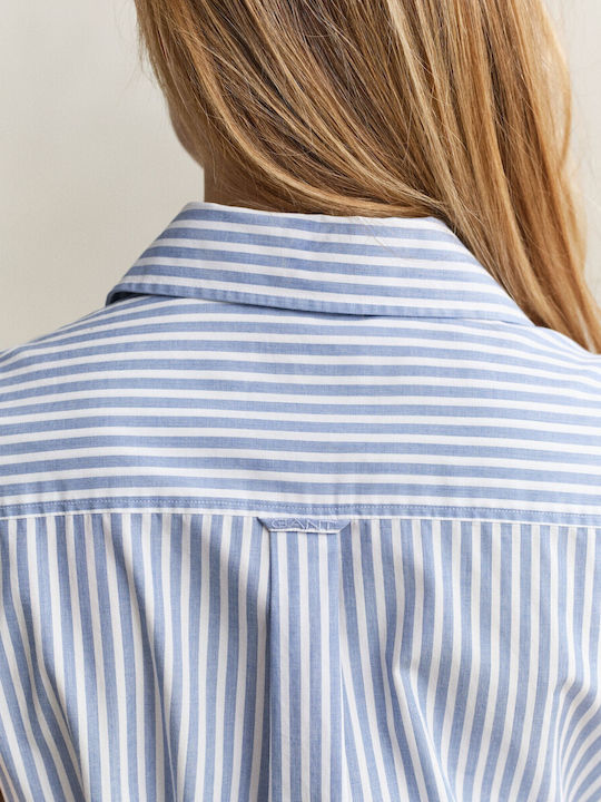 Καλοκαιρινό Midi Σεμιζιέ Φόρεμα Lightblue