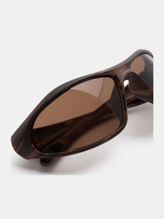 Luigi Sunglasses Brown With Frame