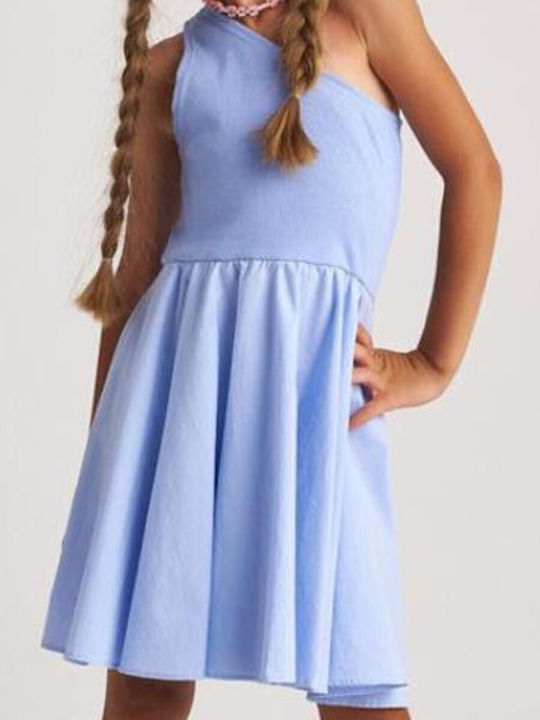 Mädchenkleid Hellblau