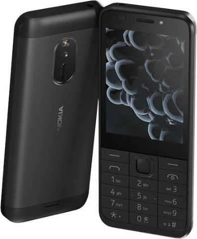 Nokia 230 (2024) Dual SIM Handy mit Tasten Griechisches Menü Schwarz