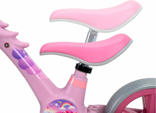 Action One Bicicletă Fără Pedale 2 În 1 Pentru Copii Roți Auxiliare Pedale Detașabile Roz