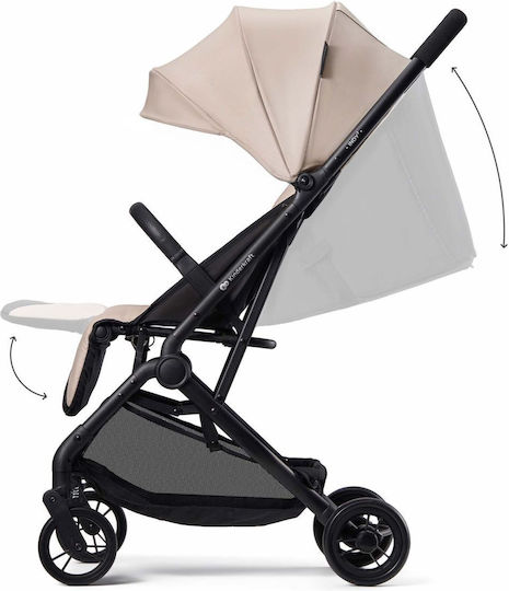 Kinderkraft Indy 3 Бебешка Количка Подходяща за Новородено Misty Бежов