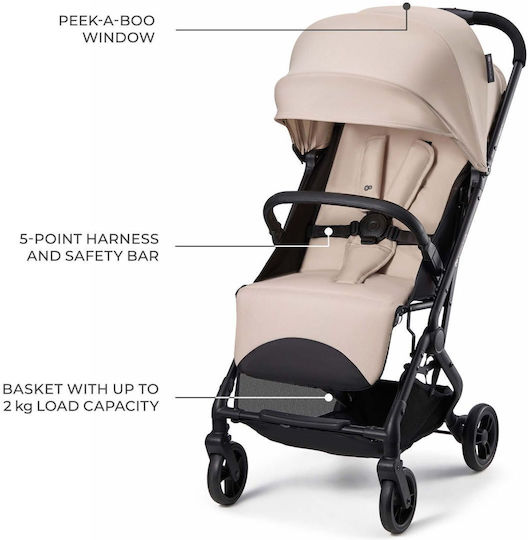 Kinderkraft Indy 3 Бебешка Количка Подходяща за Новородено Misty Бежов