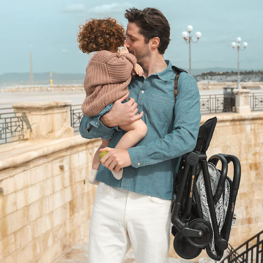 Kinderkraft Pilot 2 Καρότσι Μωρού Kατάλληλο για Nεογέννητο Lunar Black